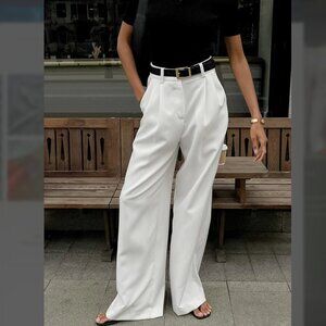 NWT Commense High-Waist Wide Leg Trouser Pants